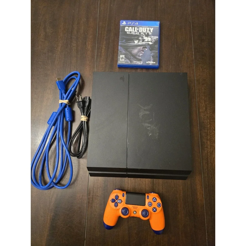 Sony PlayStation 4 PS4 500GB Black Console Gaming Console & Wireless Controller